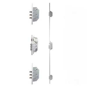 European Style High Quality Steel 3 Multi Point Mortise Lock Body For Wooden Doors With Anti-Theft Key Operated