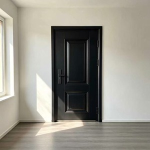 Double Steel Security Entry Door Multi Point Lock Anti Pry Structure Commercial Office Warehouse Outdoor Burglar Proof Door