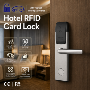 Free Software Management Smart RF Card Hotel Lock Anti-Theft Temic