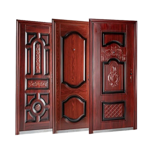 OEM ODM Modern Metal Steel Security Exterior Entry Door