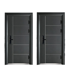 Sturdy and Easy-to-install Modern Manual Stainless Steel Entrance Doors Are Used in Apartments and Hospitals.