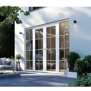 Sunnysky Top Quality Patio Exterior Glass Door Glass Aluminium French Entry Door