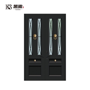 Custom Made Exterior High Security Front Door Designs Aluminum Alloy Entrance Doors