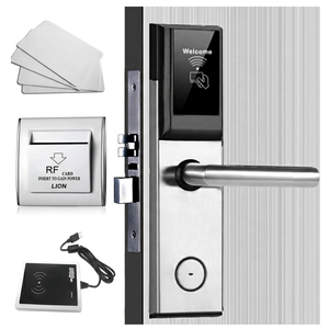 RFID Hotel Door Lock with Key Card Management Hotel Software Keyless Entry 13.56mhz Sensor and Area Control for Hotel Resort