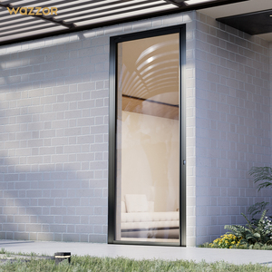 NFRC Certified High Load Bearing Aluminum Glass Pivot Door