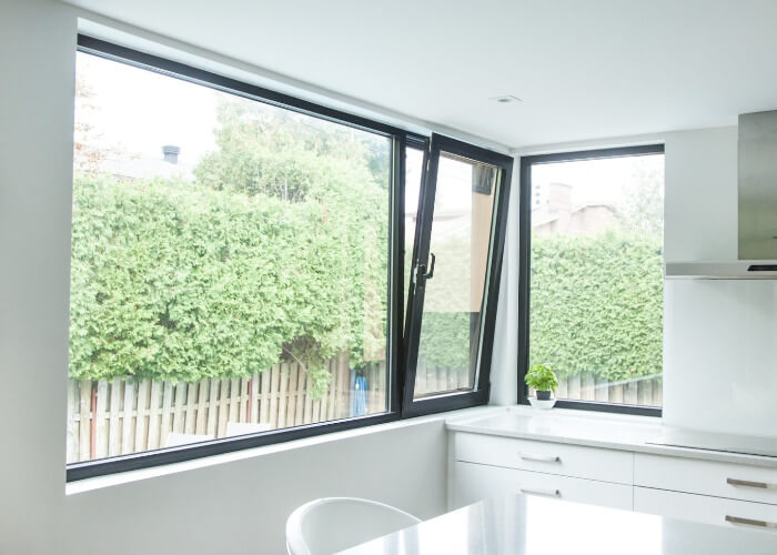 European style tilt and turn aluminum window